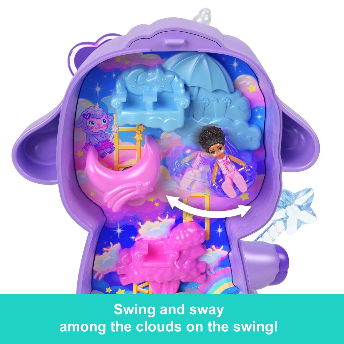 Đồ Chơi Bộ Sưu Tập Polly Pocket Và Xứ Cừu Mộng Mơ POLLY POCKET JCB15/JFG56