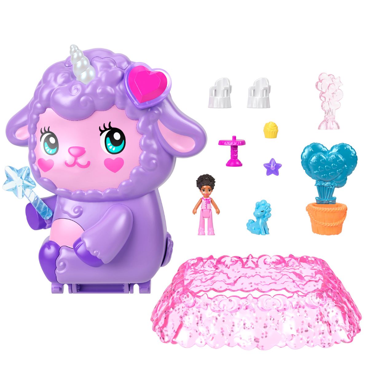 Đồ Chơi Bộ Sưu Tập Polly Pocket Và Xứ Cừu Mộng Mơ POLLY POCKET JCB15/JFG56