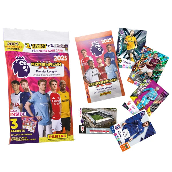 Bộ Thẻ Hình Khởi Đấu Ngoại Hạng Anh Adrenalyn 2025 PANINI 8051708015317