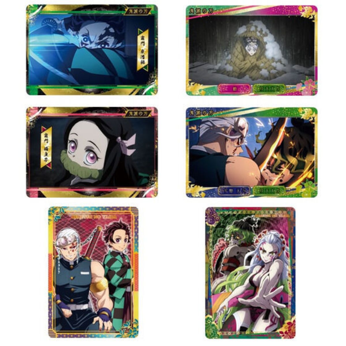 Đồ Chơi Bộ Thẻ Sưu Tập Nhân Vật Demon Slayer Thẻ Ánh Kim Vol.4 TRADING CARD DS-MC03