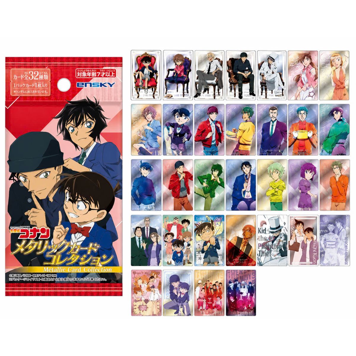 Đồ Chơi Bộ Thẻ Sưu Tập Nhân Vật Detective Conan Thẻ Ánh Kim TRADING CARD DC-MC01