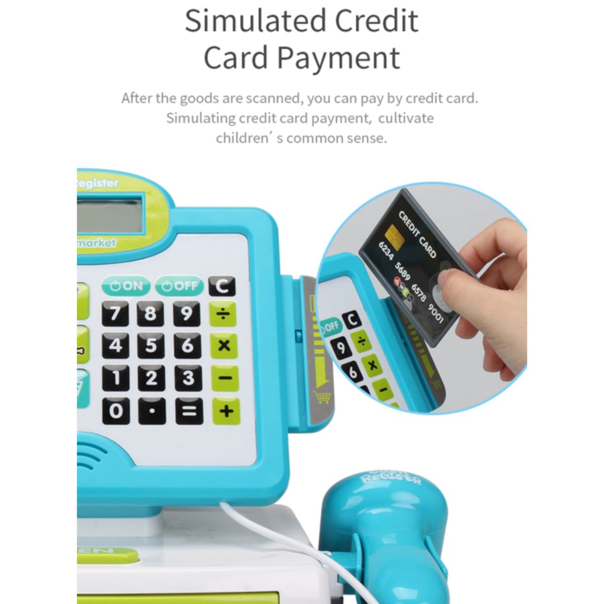 Đồ Chơi Bộ Thu Ngân Thông Minh Kèm Giỏ Siêu Thị SWEET HEART SH35578A