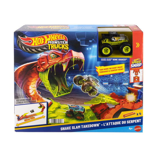Đồ Chơi Bộ Thử Thách Monster Trucks - Thoát Khỏi Vòng Vây Mãng Xà MONSTER TRUCKS JJN44