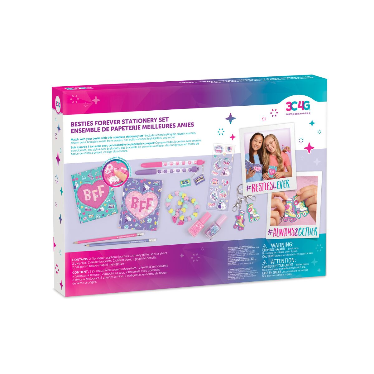 Bộ Văn Phòng Phẩm Besties Forever 3C4G 12090