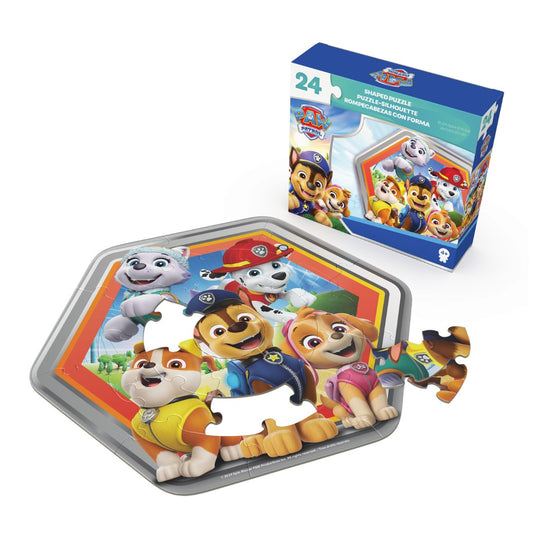 Toy 24-Piece Puzzle Set Shape-Paw Patrol Chase SPIN GAMES 20155646