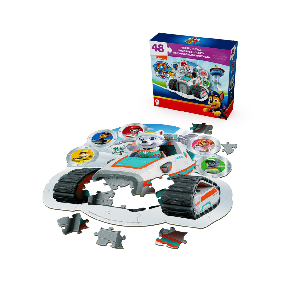 Bộ Xếp Hình 48 Miếng Theo Shape - Everest SPIN GAMES 20150410