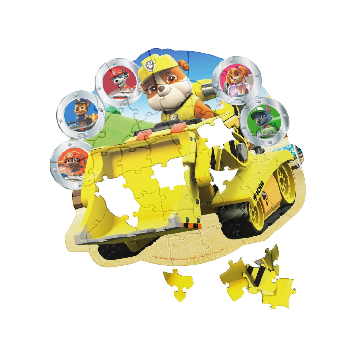 Bộ Xếp Hình 48 Miếng Theo Shape - Rubble 2 SPIN GAMES 20150411