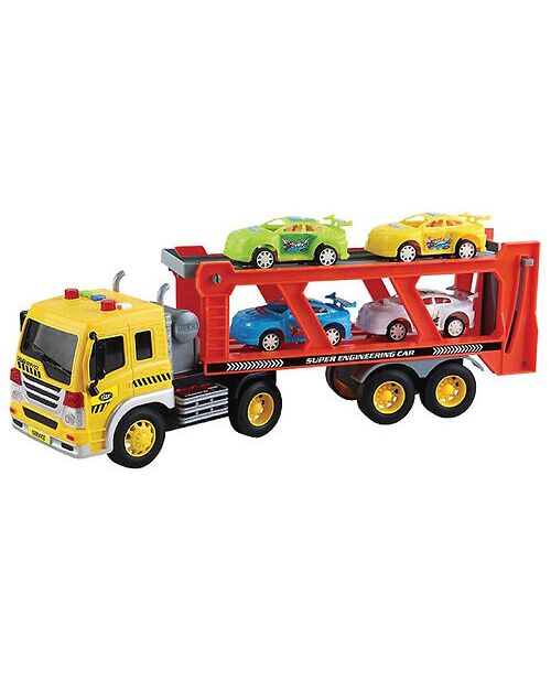 Đồ chơi xe tải vận chuyển xe có đèn và âm thanh VECTO VT56P