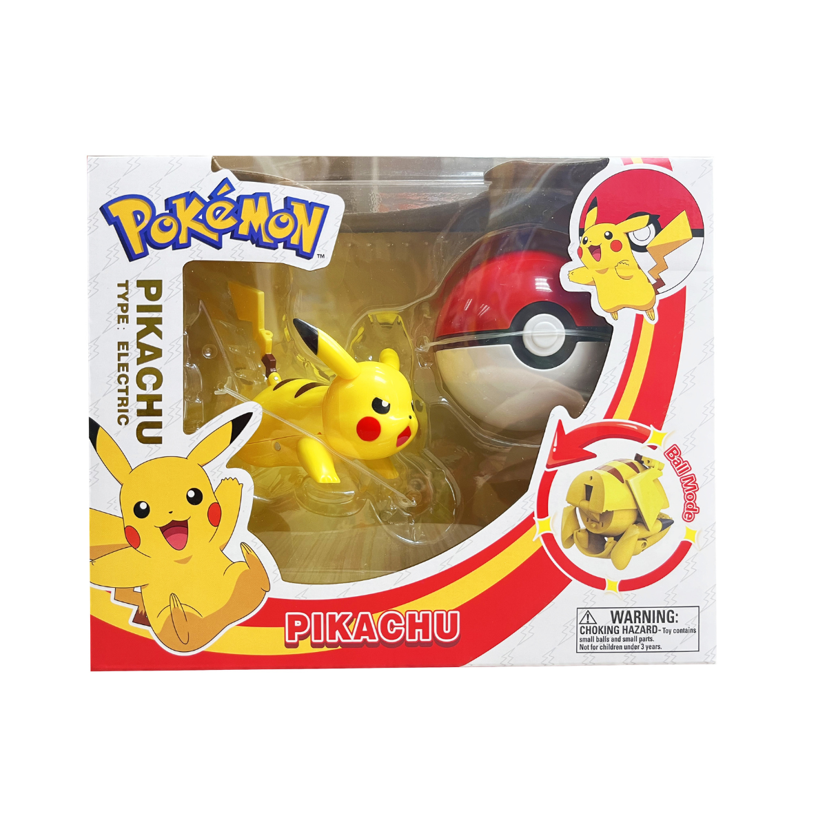 Bóng Pokemon Biến Hình: Pikachu Chiến Đấu Pokemon Toys Zc8946e