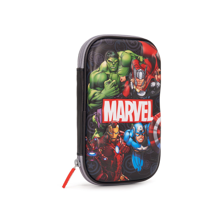 Hộp Bút 3D Biệt Đội Avengers Đen CLEVER HIPPO HLM1104