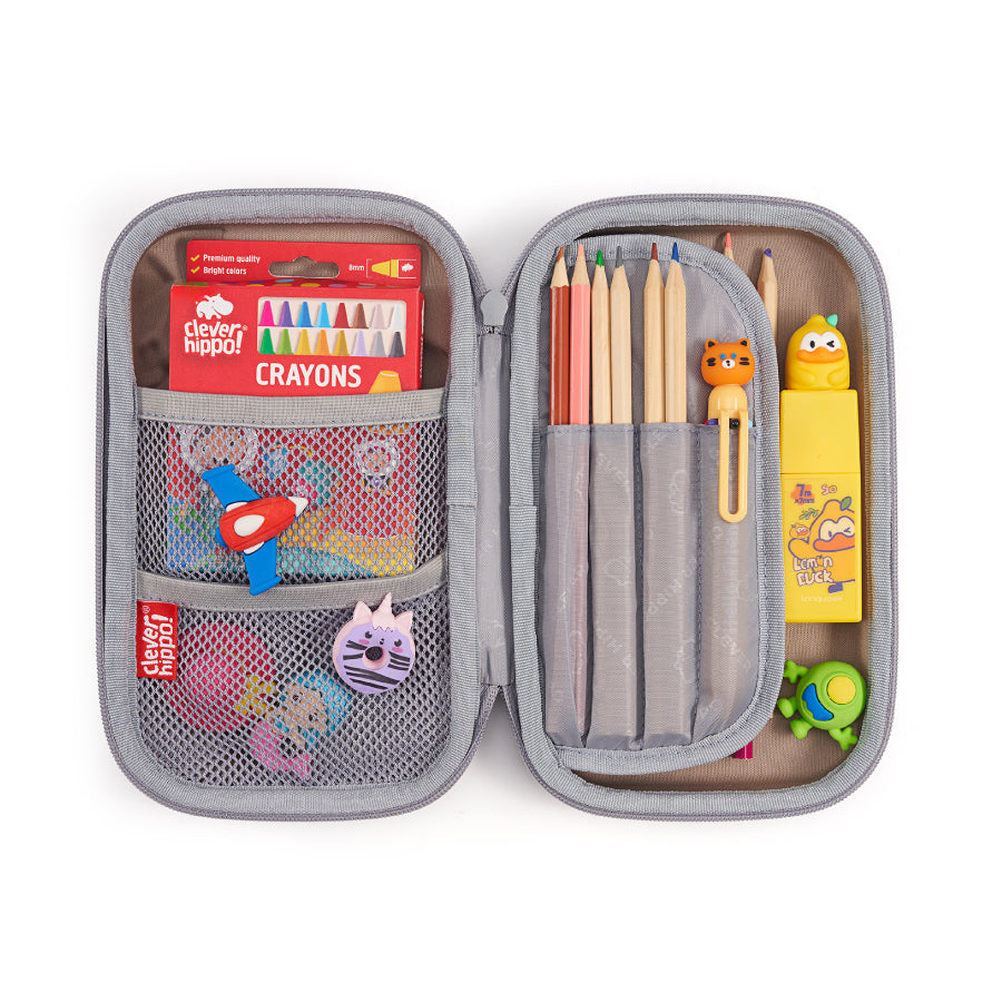 Hộp Bút 3D Biệt Đội Avengers Đen CLEVER HIPPO HLM1104