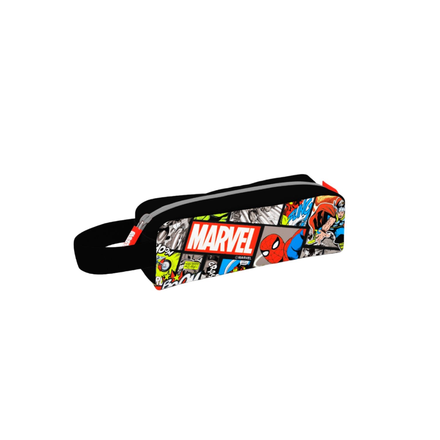 Hộp Bút Classic Siêu Anh Hùng Marvel Đen Clever Hippo Hlm0105