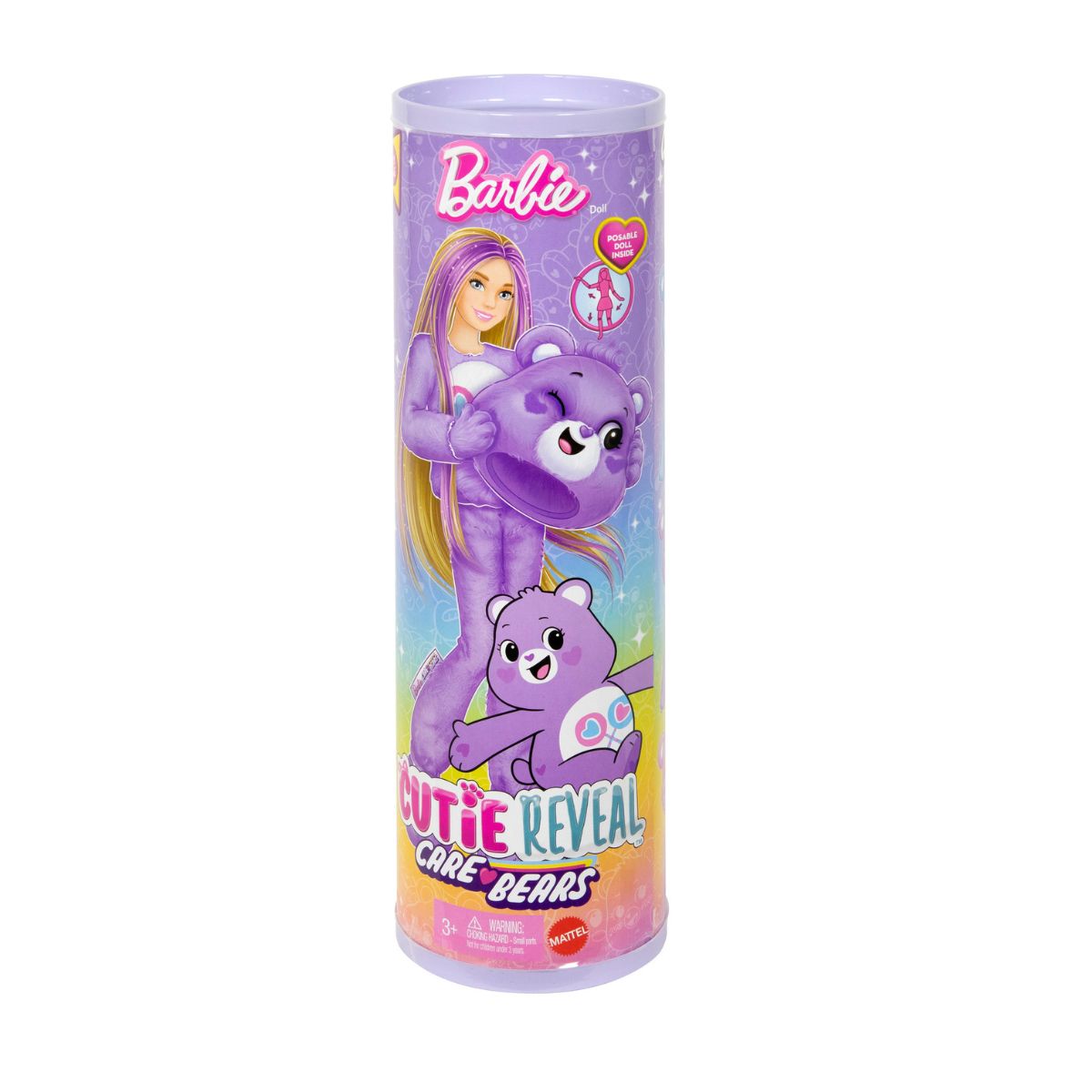 Búp Bê Barbie Cutie Reveal - Gấu Care Bear Tím Tốt Bụng BARBIE JCN93