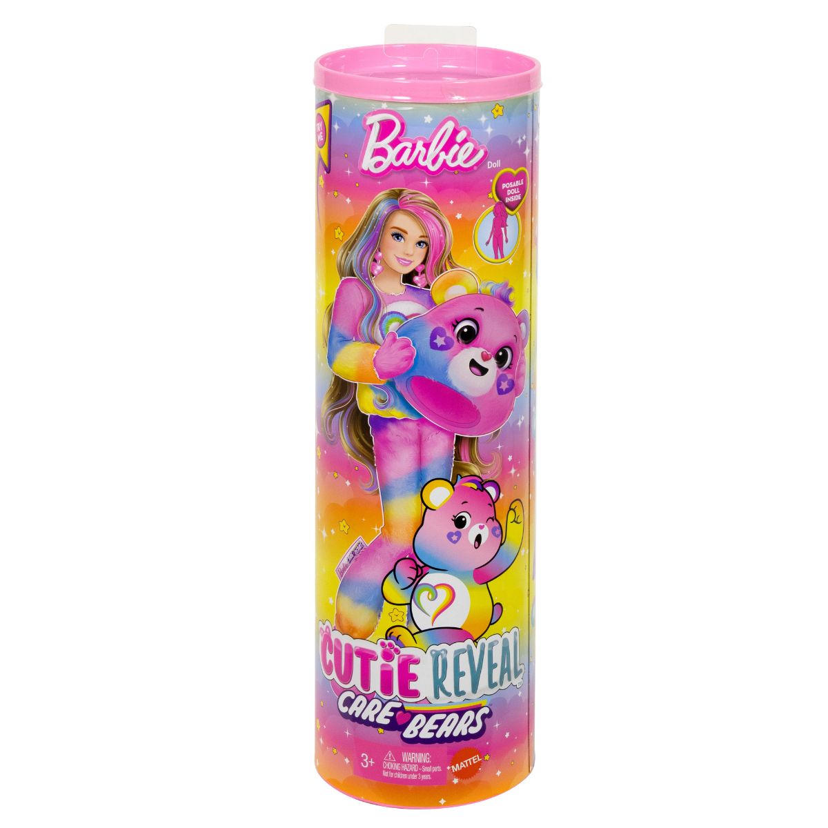 Đồ Chơi Búp Bê Barbie Cutie Reveal - Gấu Hồng Kiêu Sa BARBIE JFV60/JFV59