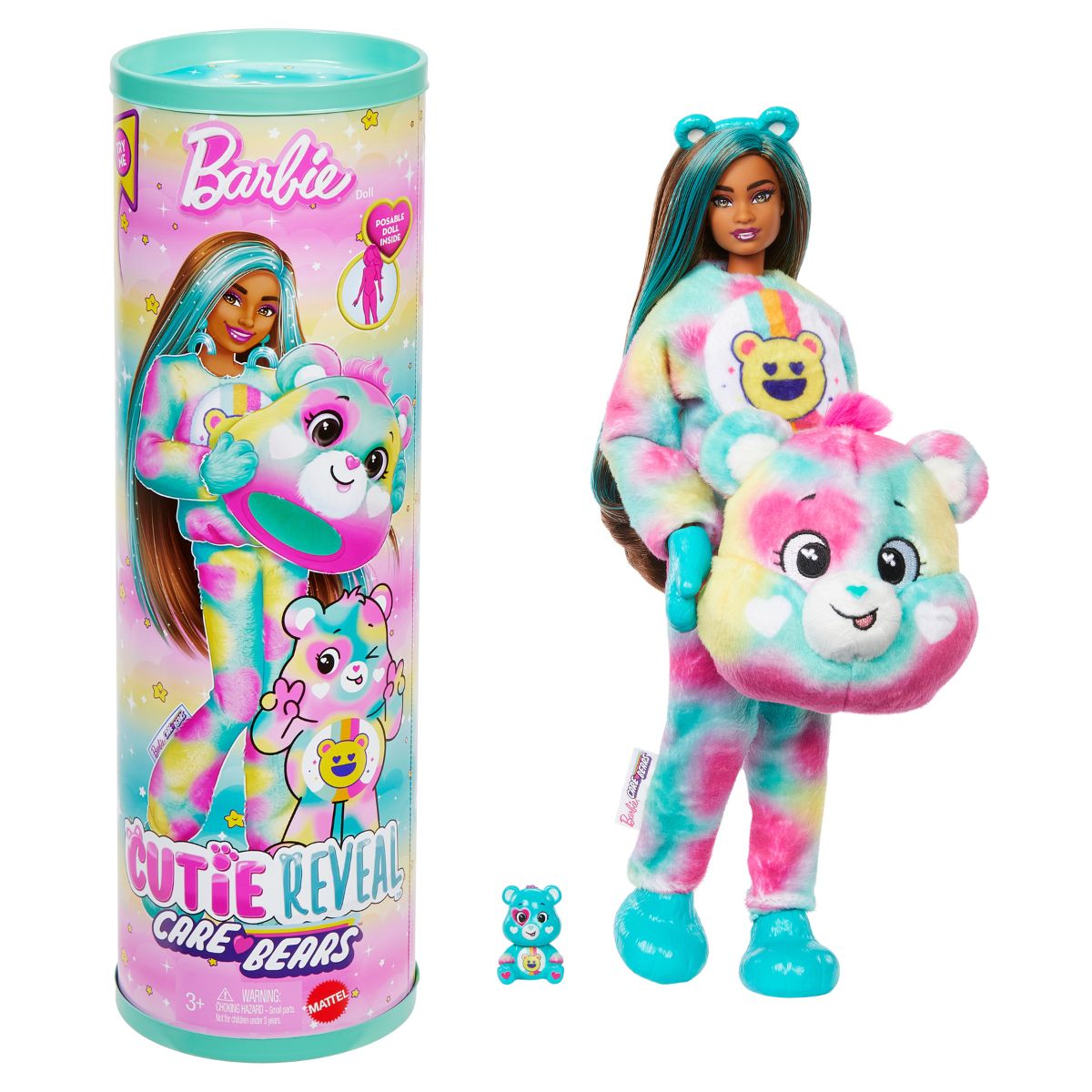 Đồ Chơi Búp Bê Barbie Cutie Reveal - Gấu Xanh Hoan Ca BARBIE JFV62/JFV59