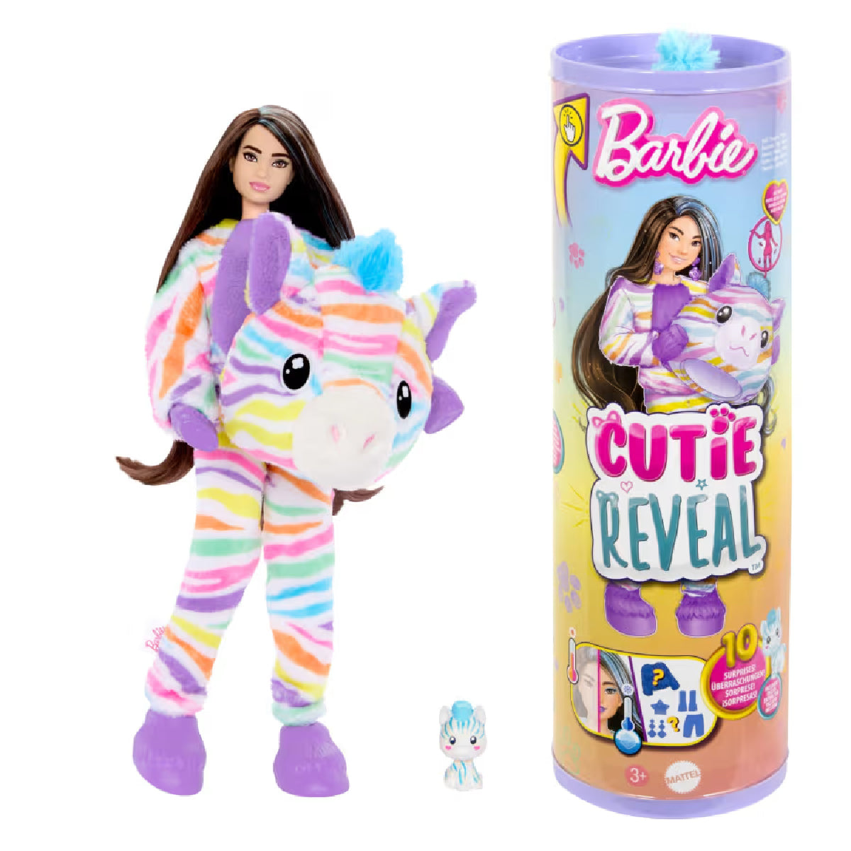 Búp Bê Barbie Cutie Reveal - Zebra Barbie Hrk39