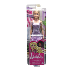 Đồ Chơi Búp Bê Lấp Lánh – Tím Bạc Tiểu Thư BARBIE HJR93/T7580