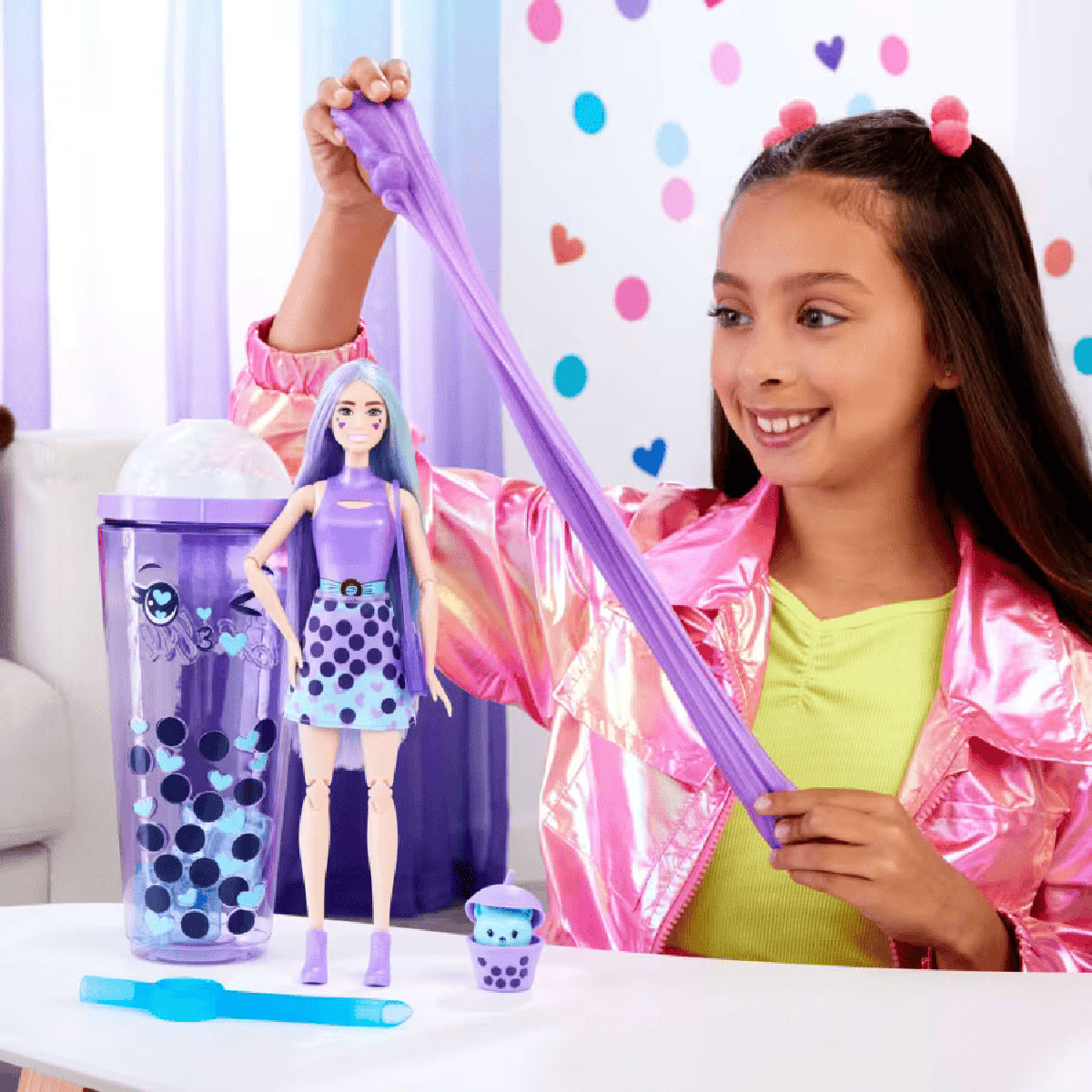 Búp Bê Pop Reveal Boba - Bé Sữa Khoai Môn BARBIE HTJ18