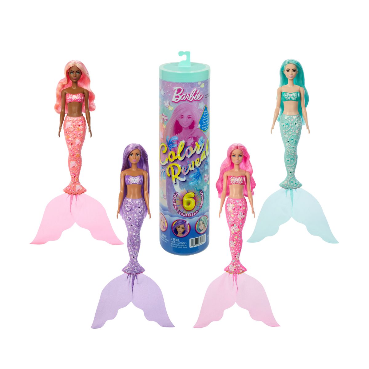 Đồ Chơi Búp Bê Đổi Màu – Phiên Bản Bong Bóng Thú Cưng BARBIE JFV58