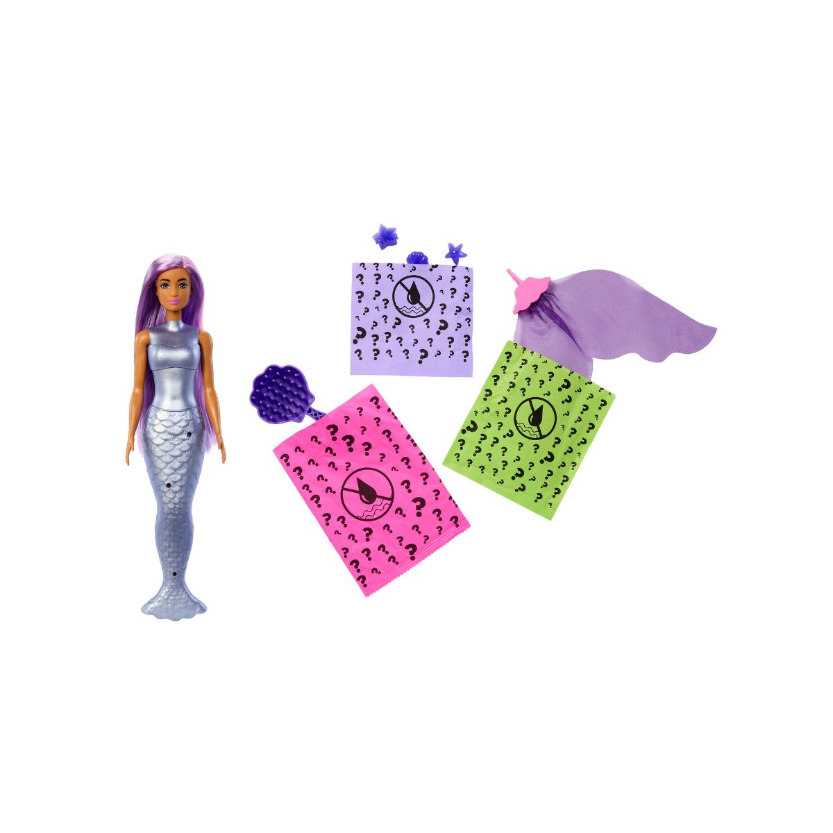 Color-Changing Barbie Doll Toy – Bubble Pet Edition BARBIE JFV58