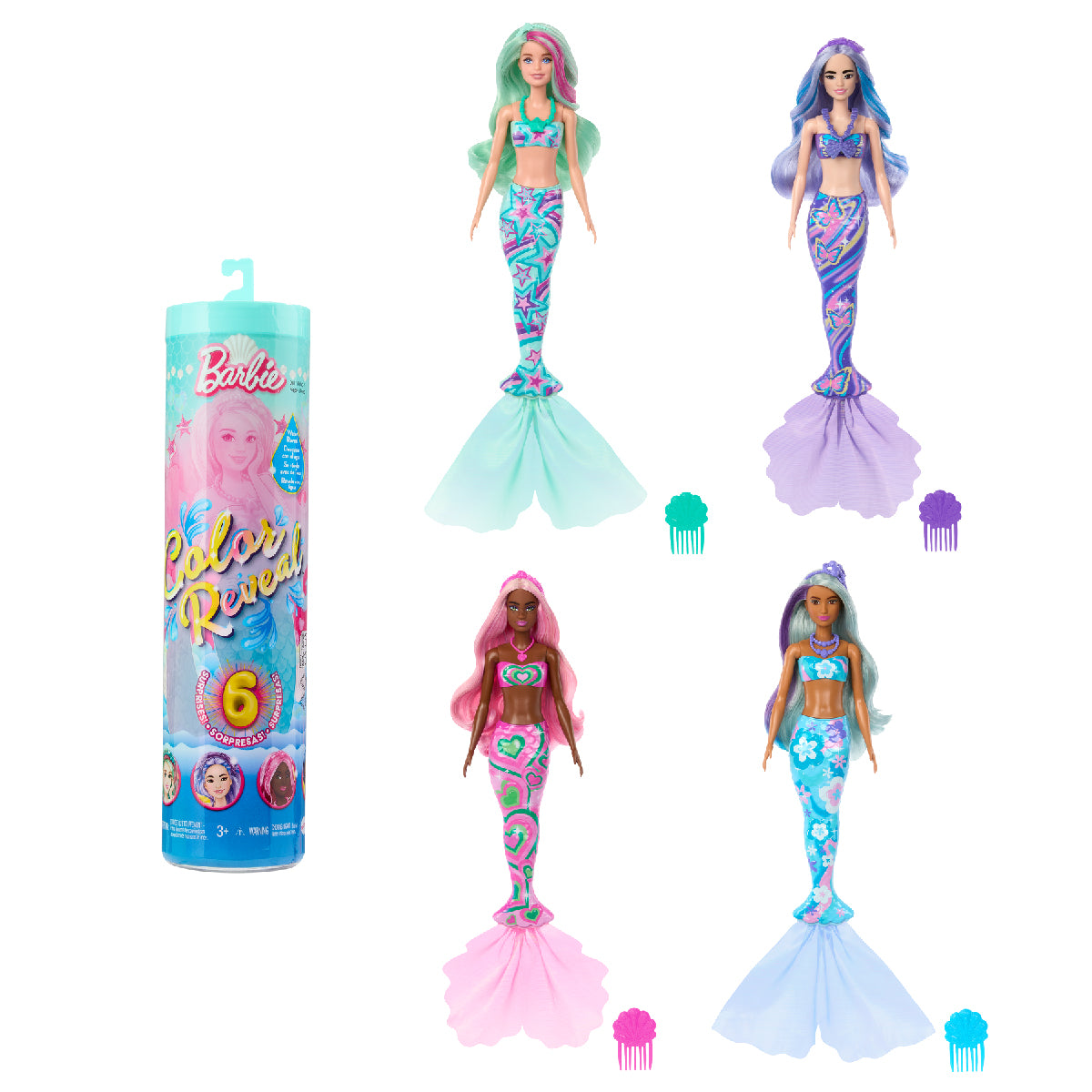 Búp Bê Đổi Màu - Phiên Bản Nàng Tiên Cá Barbie Hrk12