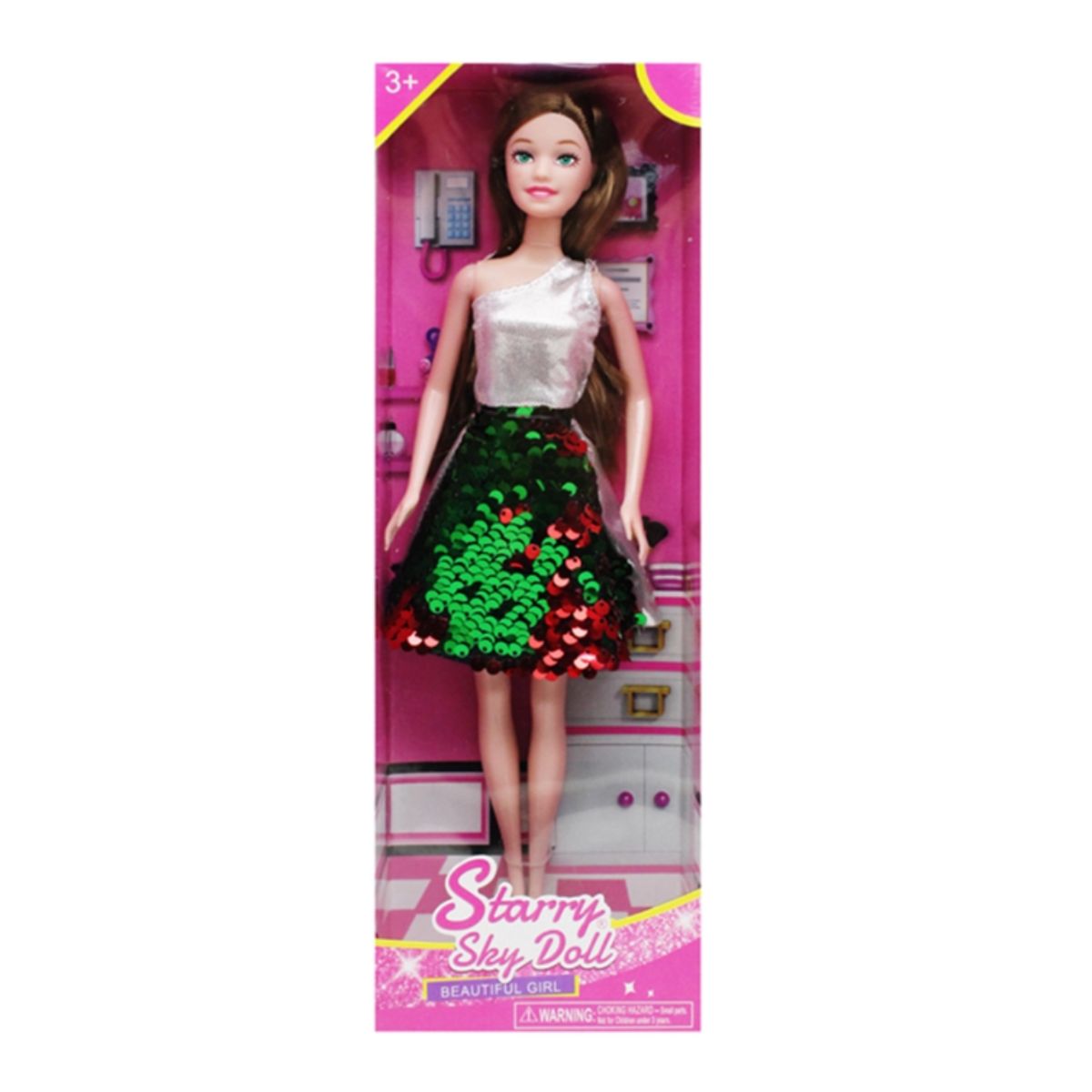11.5" Blue Fashion Doll with Personality SWEET HEART SK029A
