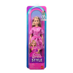 Đồ Chơi Búp Bê Thời Trang Fashionista - Pink Paisley (Blonde) BARBIE JJN62