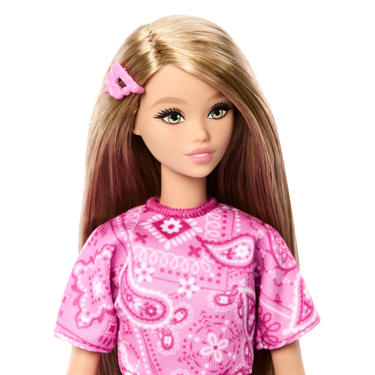 Đồ Chơi Búp Bê Thời Trang Fashionista - Pink Paisley (Blonde) BARBIE JJN62
