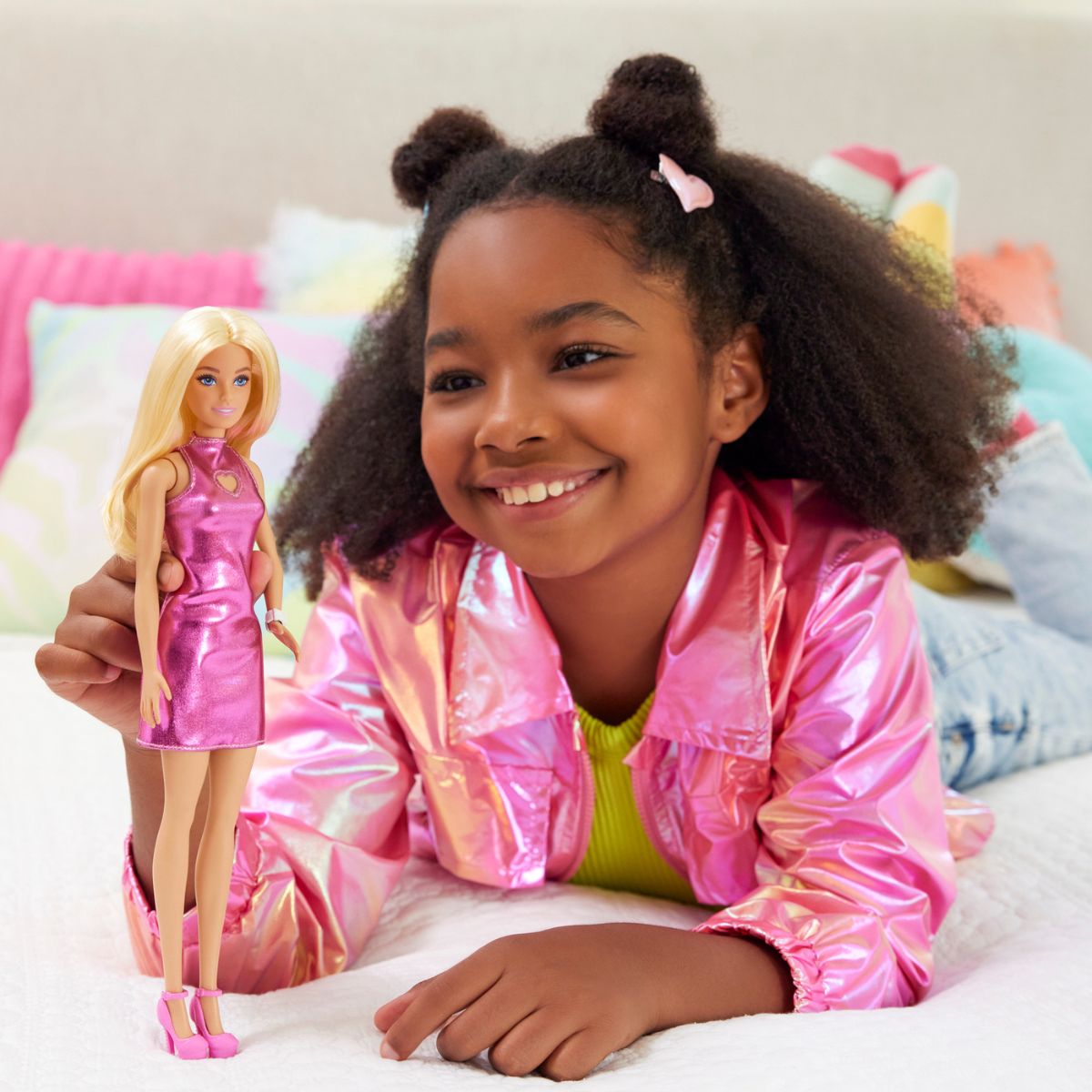 Đồ Chơi Búp Bê Thời Trang Fashionista - Pink Minidress BARBIE FBR37