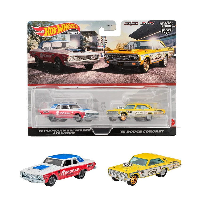 Bộ Đôi Siêu Xe Premiums 4 Hot Wheels Hbl96