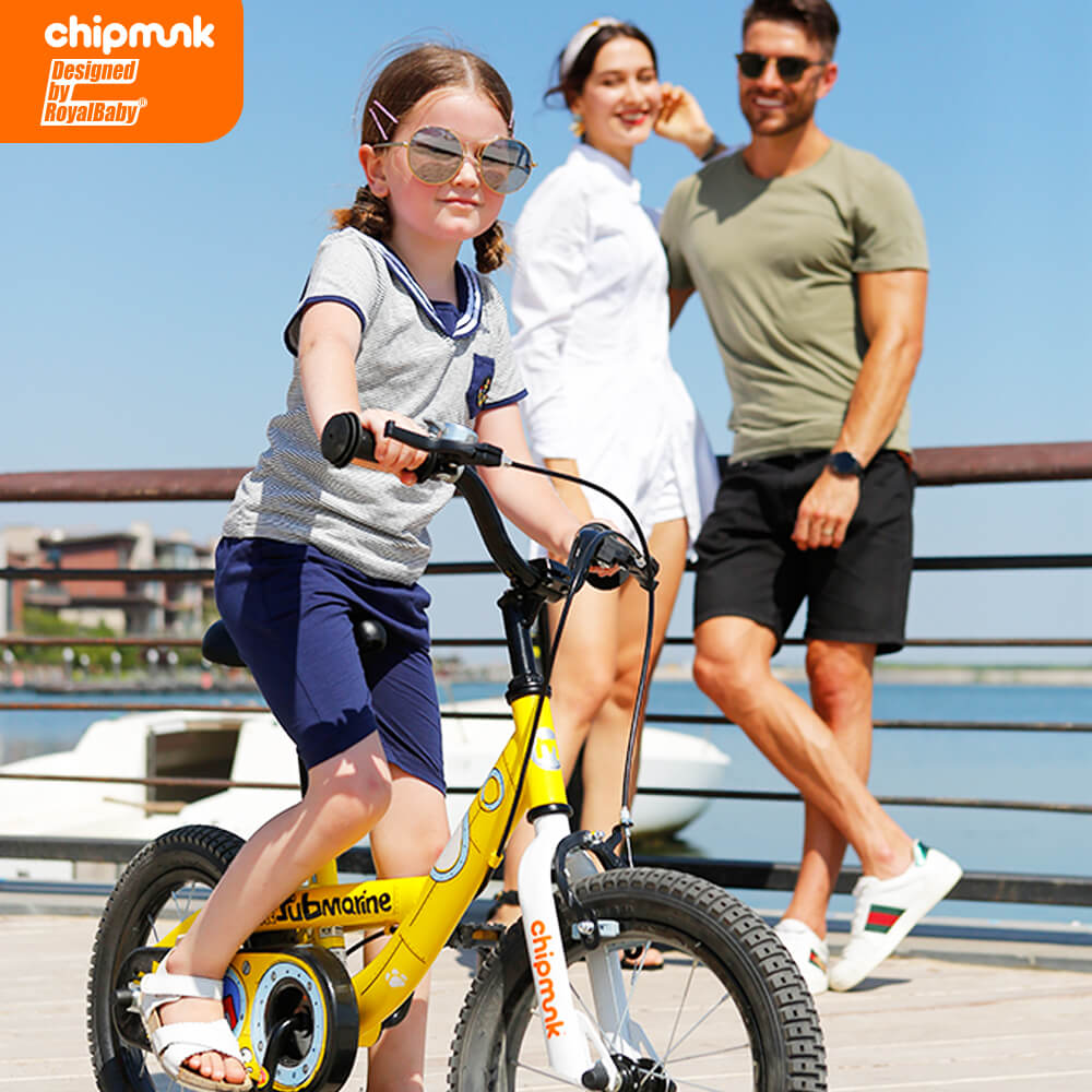 Xe đạp trẻ em Chipmunk Submarine 14 inch Màu Vàng CM14-4