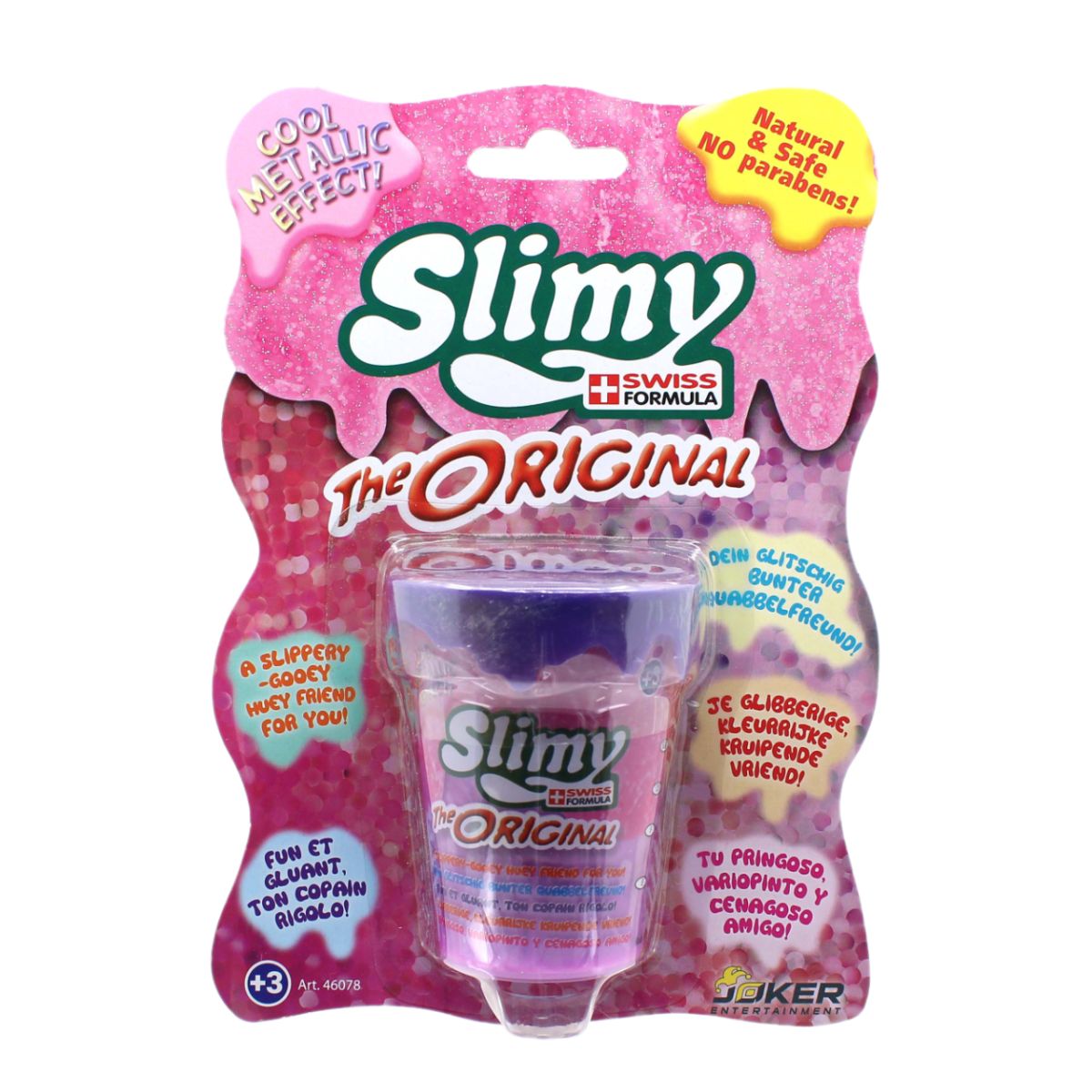 Đồ Chơi Chất Nhờn Ma Quái Slime - Nguyên Bản Ánh Kim Tím 80gr SLIMY 46078A