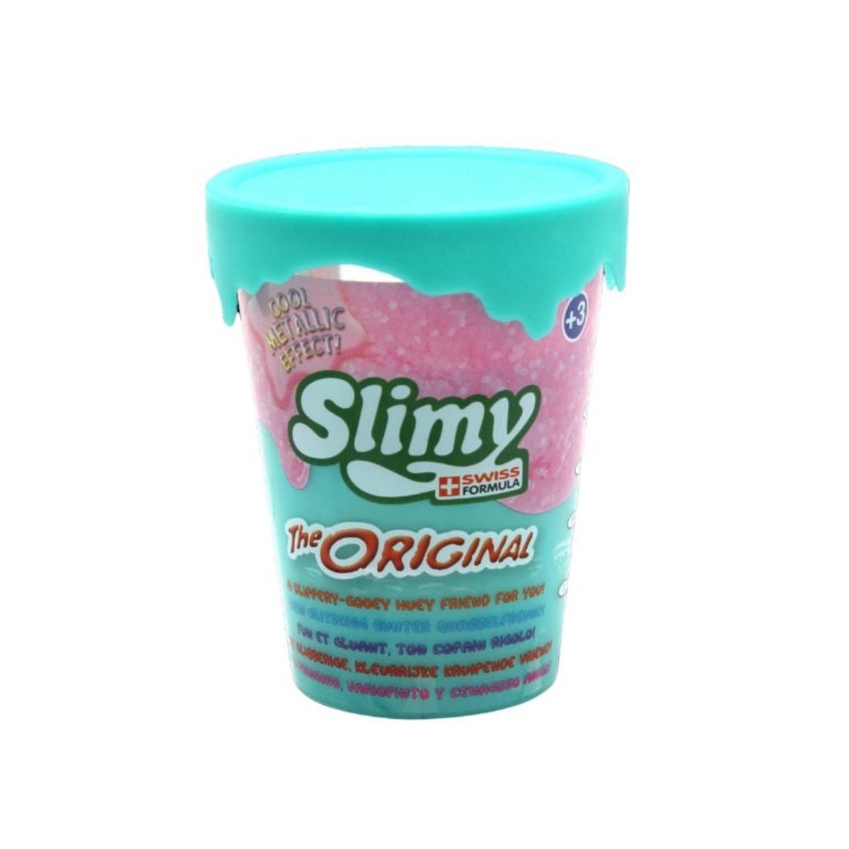 Đồ Chơi Chất Nhờn Ma Quái Slime - Nguyên Bản Ánh Kim Xanh Ngọc 80gr SLIMY 46078A