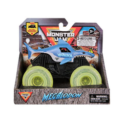 Đồ Chơi Chiến Xe MJ 1:43 - Bánh Xe Phát Sáng Megalodon VLL MONSTER JAM 6071190
