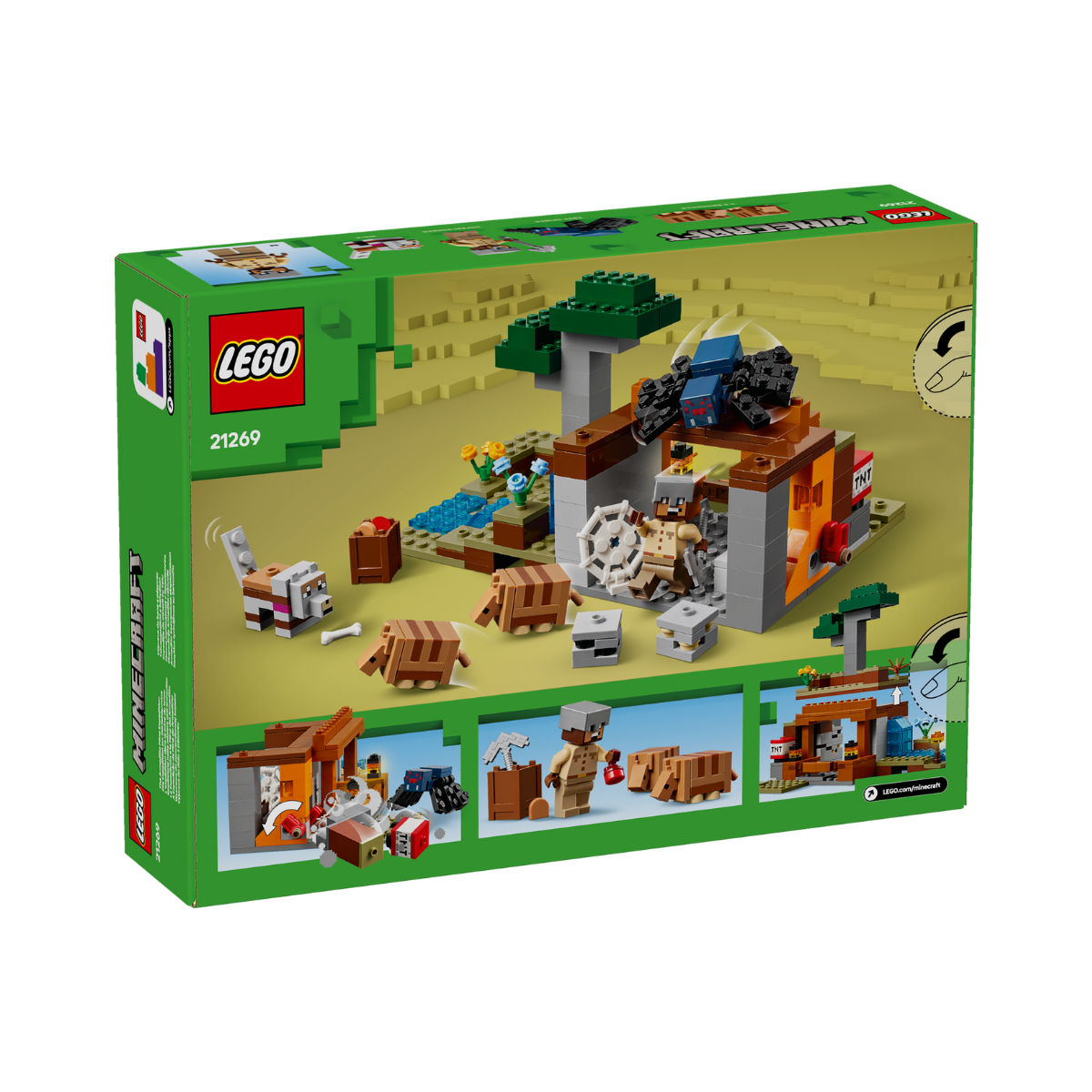 Đồ Chơi Lắp Ráp Chuyến Thám Hiểm Mỏ Nhím Biển LEGO MINECRAFT 21269