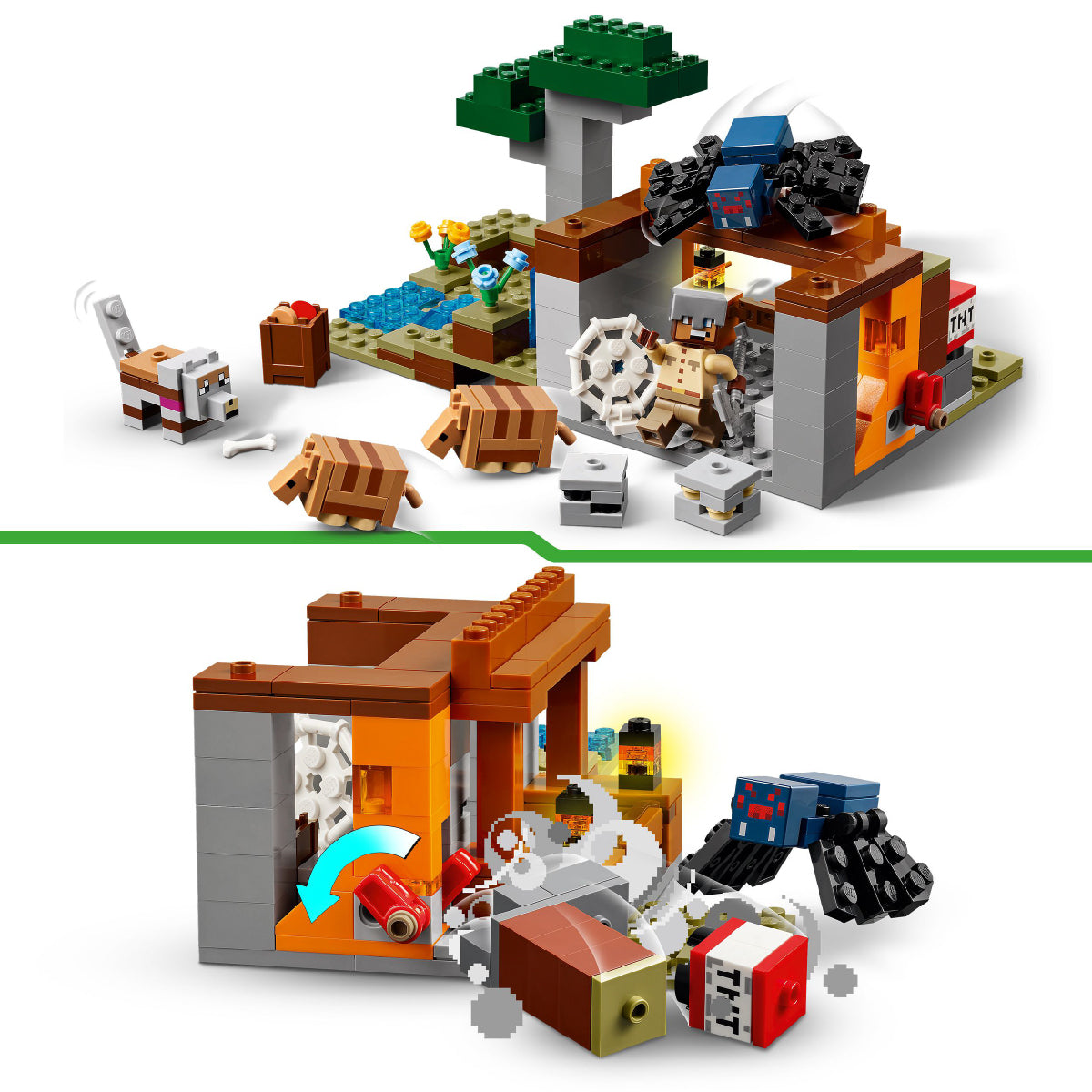 Đồ Chơi Lắp Ráp Chuyến Thám Hiểm Mỏ Nhím Biển LEGO MINECRAFT 21269