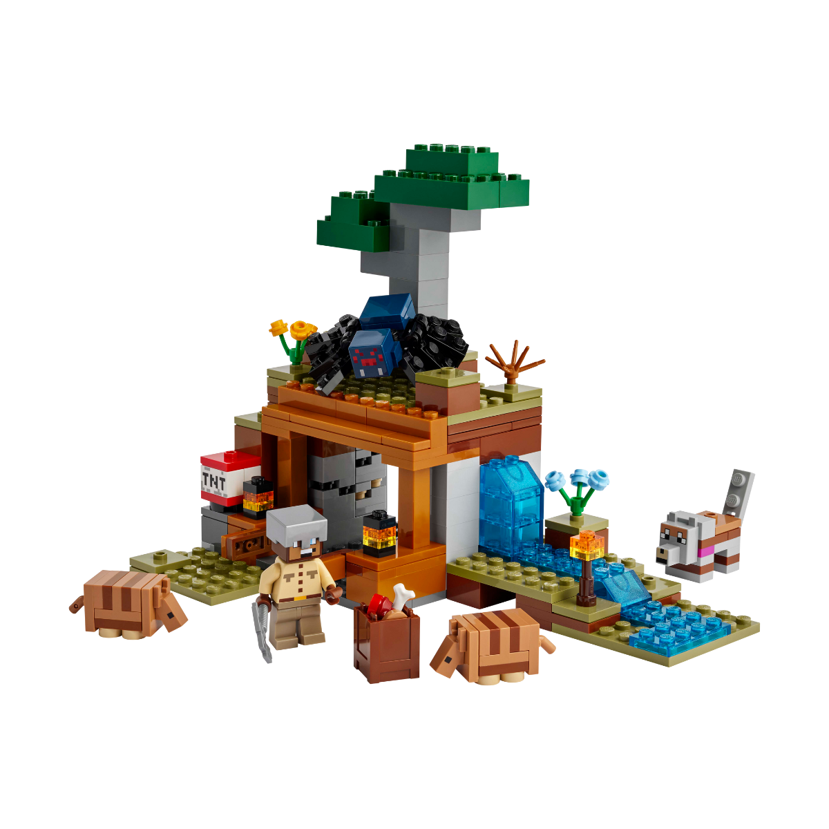 Đồ Chơi Lắp Ráp Chuyến Thám Hiểm Mỏ Nhím Biển LEGO MINECRAFT 21269