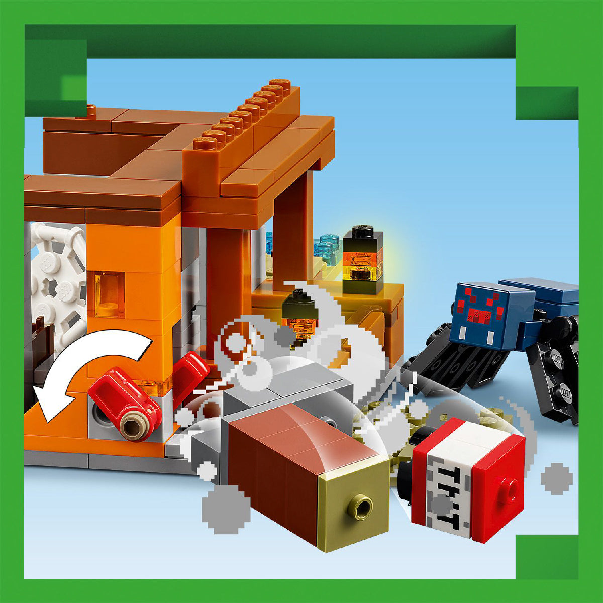 Đồ Chơi Lắp Ráp Chuyến Thám Hiểm Mỏ Nhím Biển LEGO MINECRAFT 21269