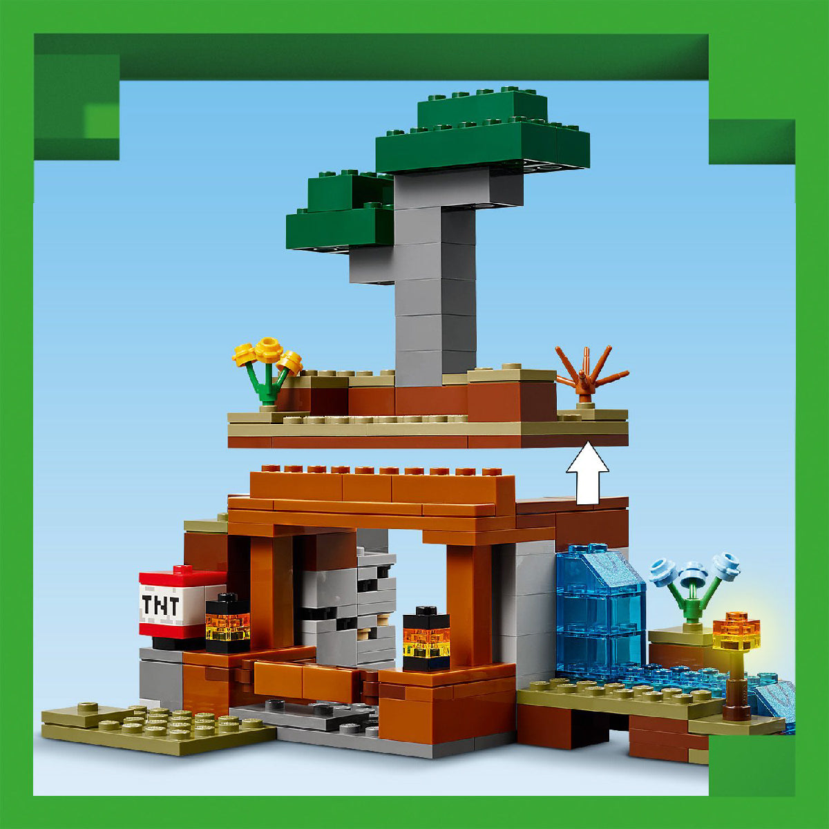 Đồ Chơi Lắp Ráp Chuyến Thám Hiểm Mỏ Nhím Biển LEGO MINECRAFT 21269