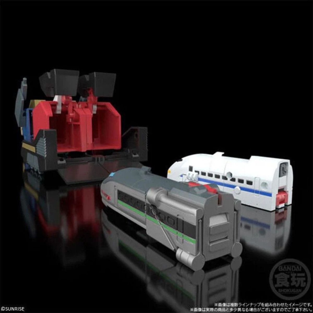 Combo of 3 SMP THE BRAVE EXPRESS MIGHT GAINE BANDAI CANDY CB-A2611533-4778 character models