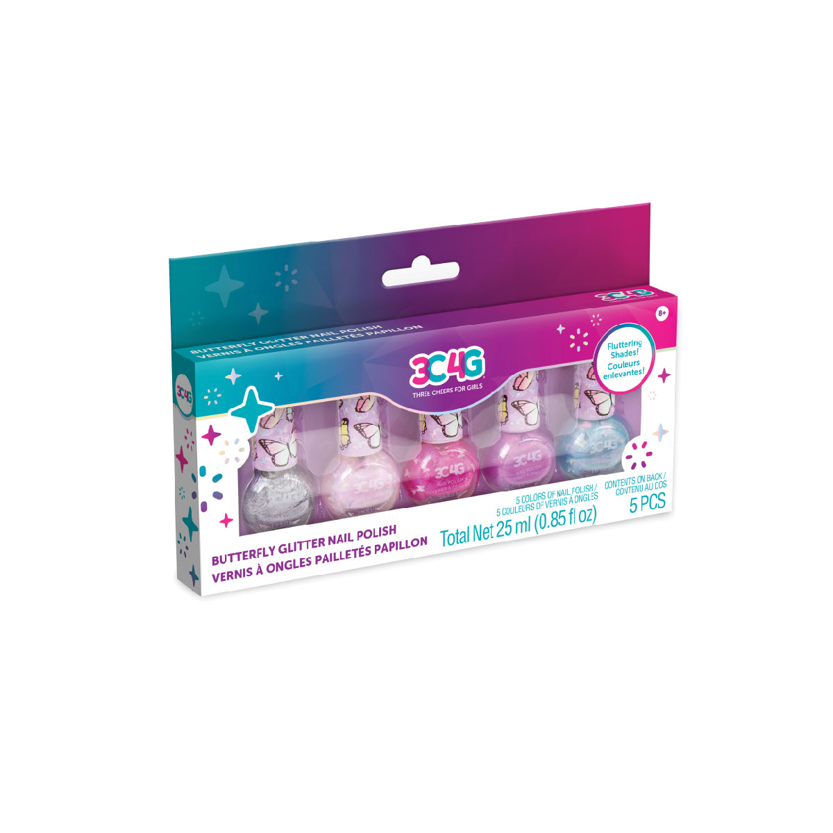 Combo 5 Lọ Sơn Móng Lấp Lánh Make It Real 10051mir