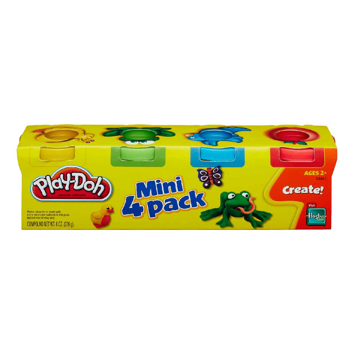Đồ Chơi Combo Bộ Khuôn Làm Bắp Rang Và Bột Nặn 4 Màu Mini PLAYDOH E7253-2025