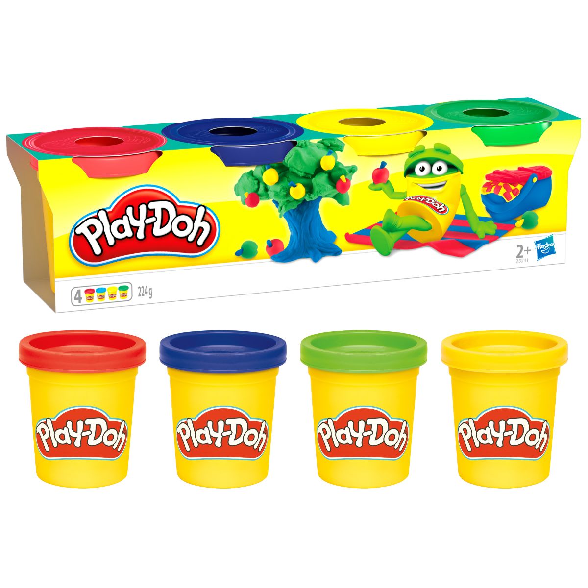 Đồ Chơi Combo Bộ Khuôn Làm Hoa Hồng Và Bột Nặn 4 Màu Mini PLAYDOH CBG3390/G2476-23241