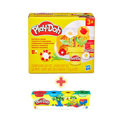 Đồ Chơi Combo Bộ Khuôn Làm Hoa Mặt Trời Và Bột Nặn 4 Màu Mini PLAYDOH CBG2479/G2476-23241