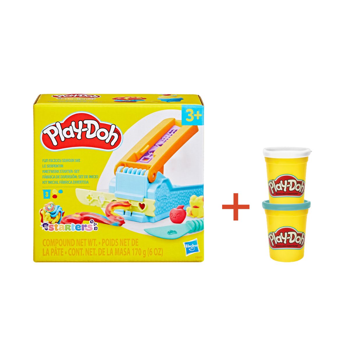Combo Nhà Máy Vui Vẻ Cơ Bản Phiên Bản Mới Và 2 Hũ Bột Playdoh Cbf8805-2b5517a