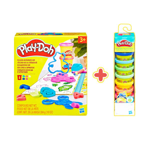 Đồ Chơi Combo Sổ Tay Vui Học Và Ống Bột Nặn 10 Màu PLAYDOH CBF9144-22037