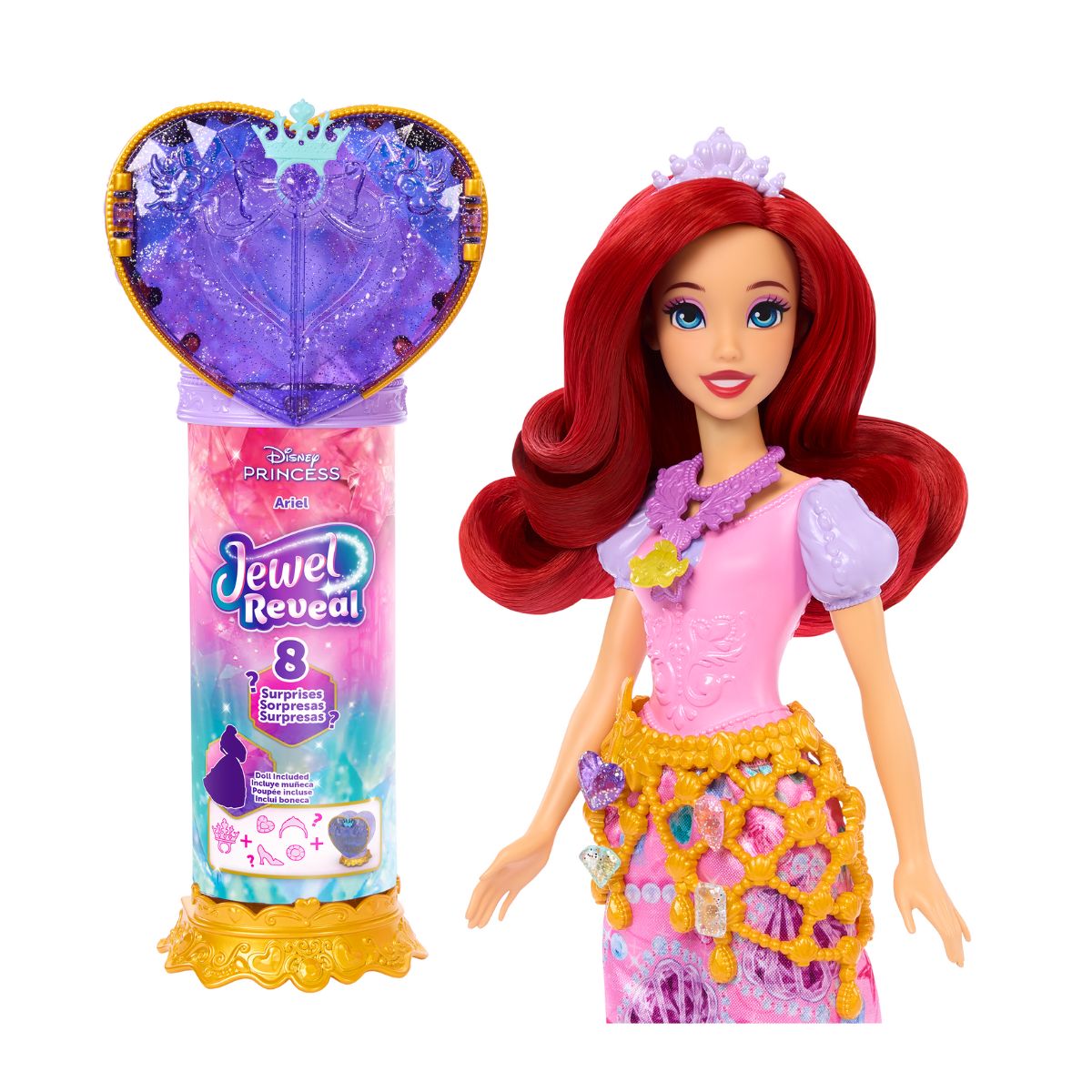 Đồ Chơi Công Chúa Disney Princess - Viên Ngọc Kỳ Diệu Của Ariel DISNEY PRINCESS MATTEL JHL48