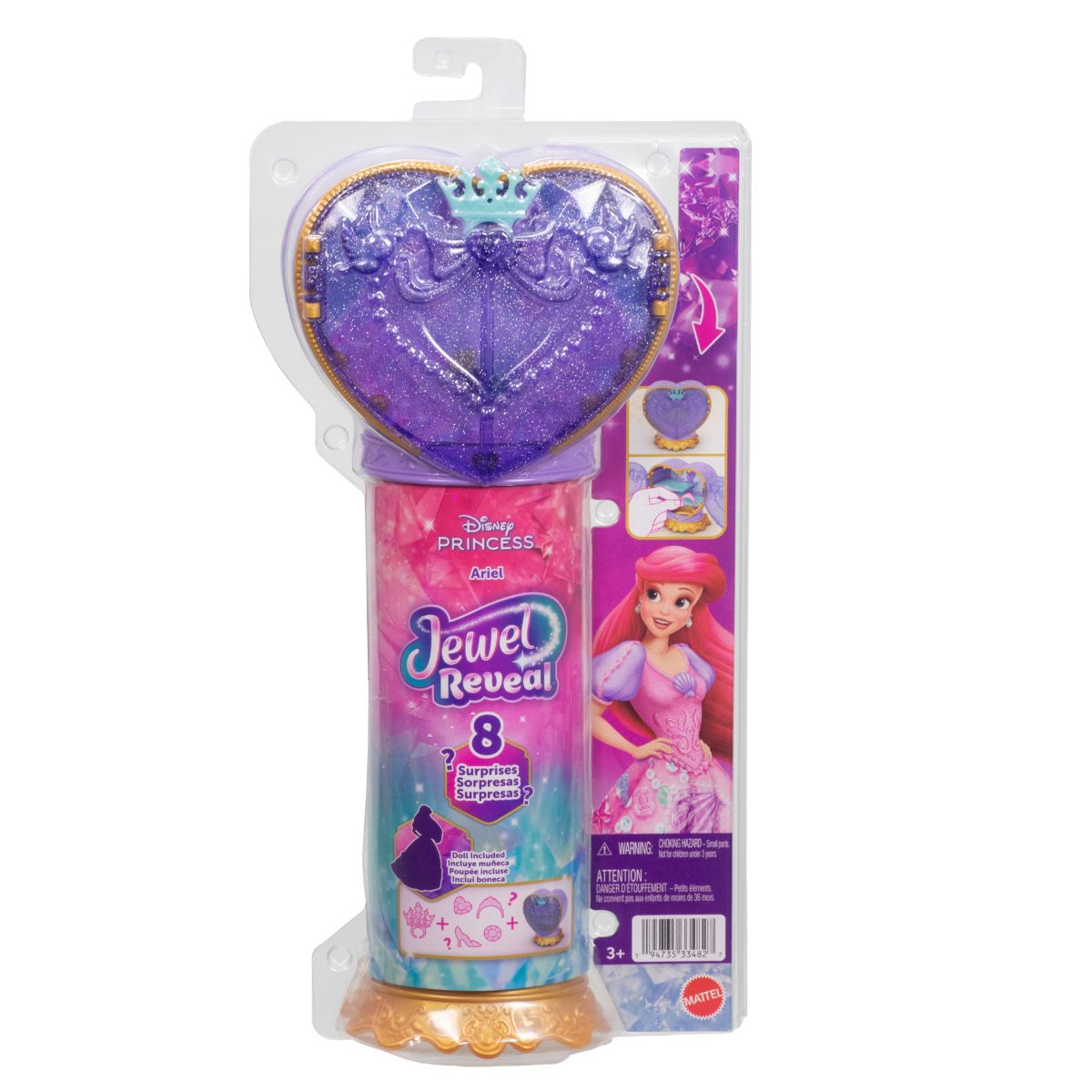 Đồ Chơi Công Chúa Disney Princess - Viên Ngọc Kỳ Diệu Của Ariel DISNEY PRINCESS MATTEL JHL48