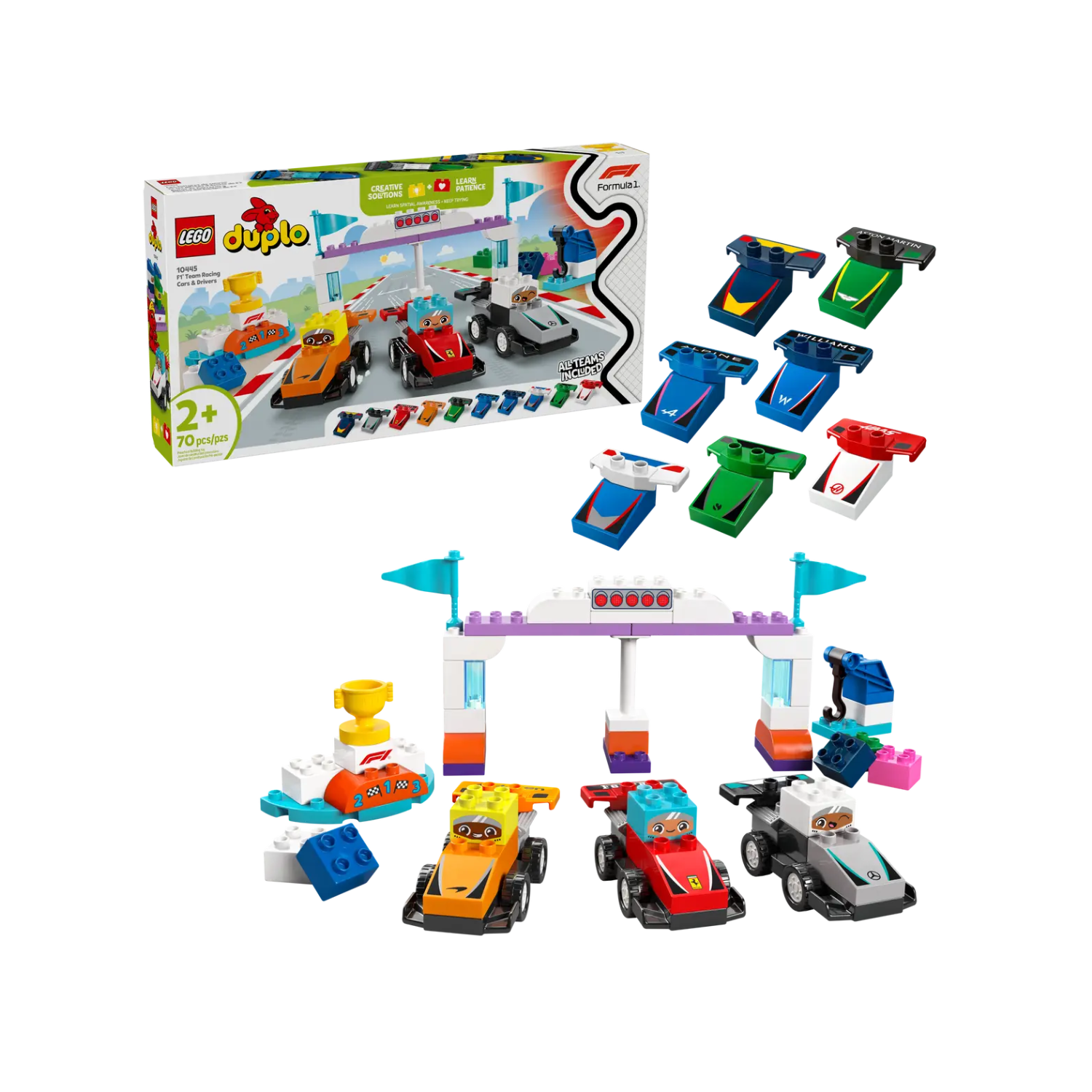 Đồ Chơi Lắp Ráp Cuộc Đua Xe Kỳ Thú Lego Duplo 10445