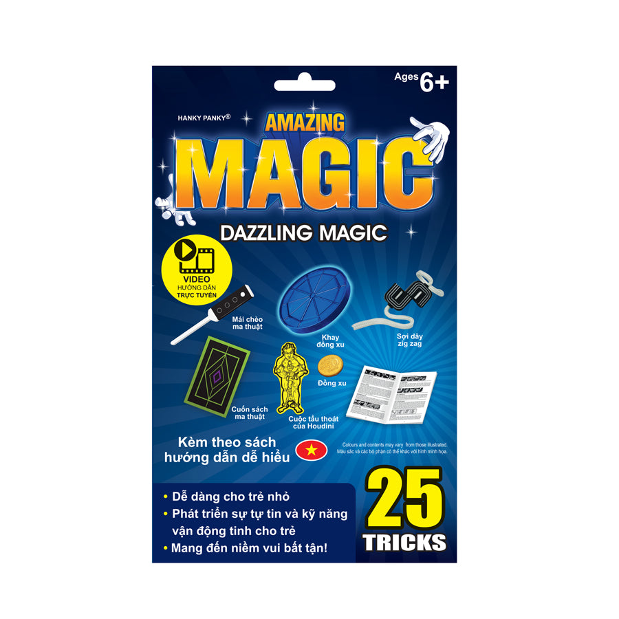 Bộ 25 trò ảo thuật hấp dẫn cùng Sợi dây ma thuật Hanky Panky HP1540